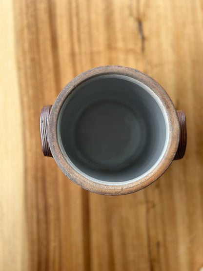 Vintage Earthenware Vase Large | Cinnamon