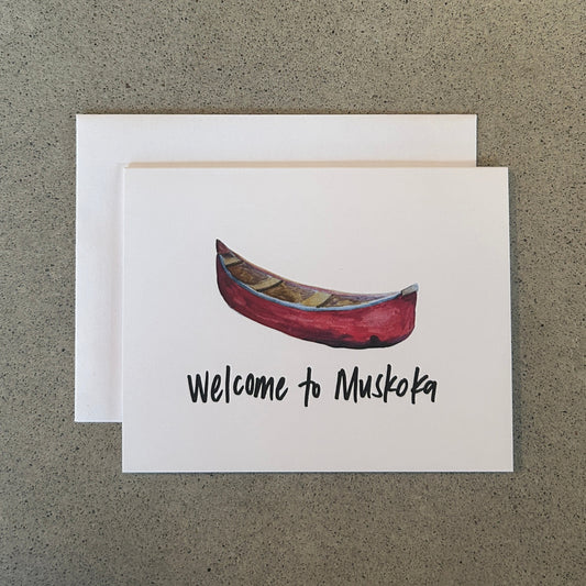 Bienvenue à Muskoka | Carte de vœux