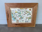 Framed Vintage Pioneer Map of Muskoka – 1954 by Jerrina Wells Kinton