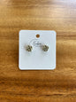 Hand-Beaded Stud Earrings