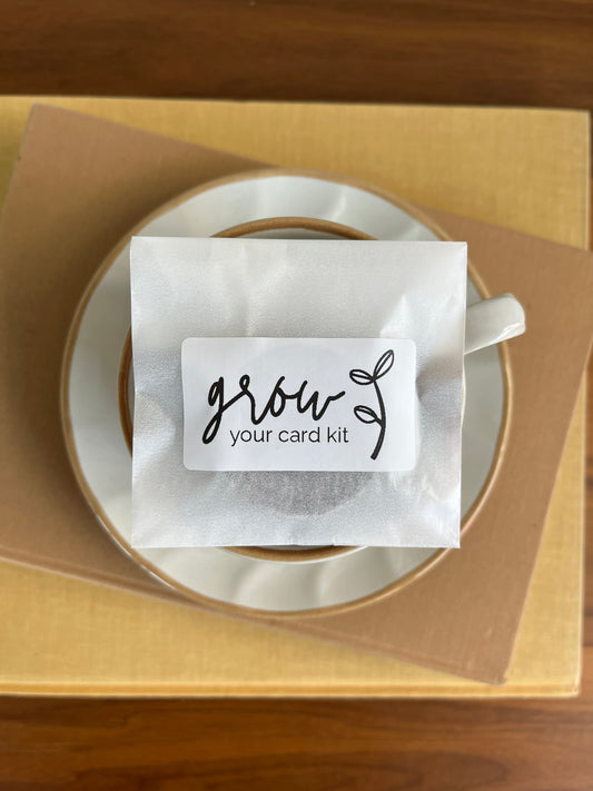 Vintage Grow Your Card Kit