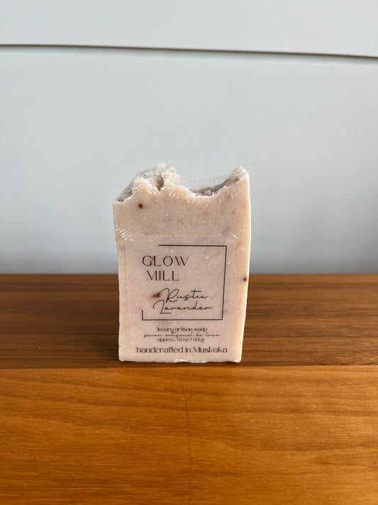 Rustic Lavender Bar | Luxury Artisan Soap
