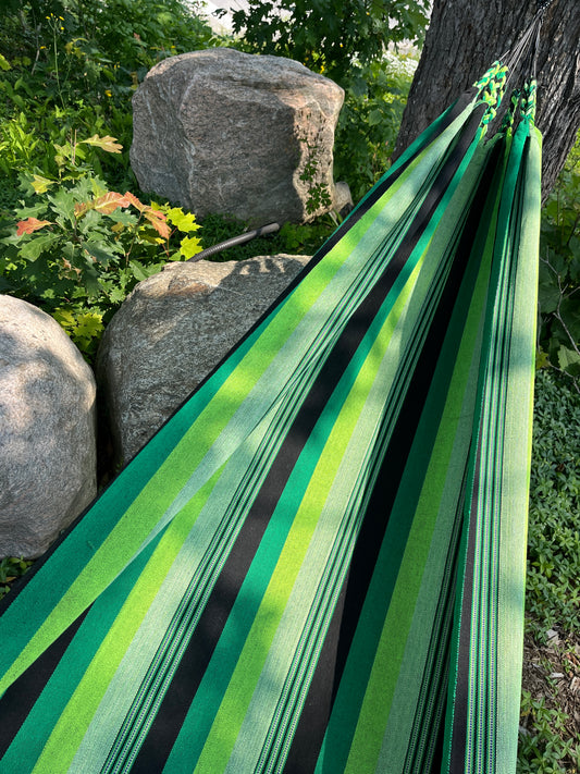 Handwoven Cotton Hammock | Forest Fun