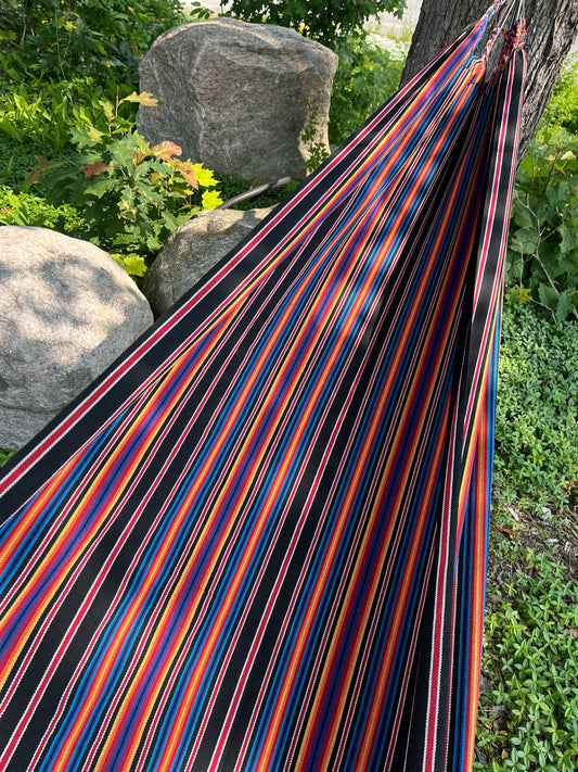 Handwoven Cotton Hammock | Bright Dawn