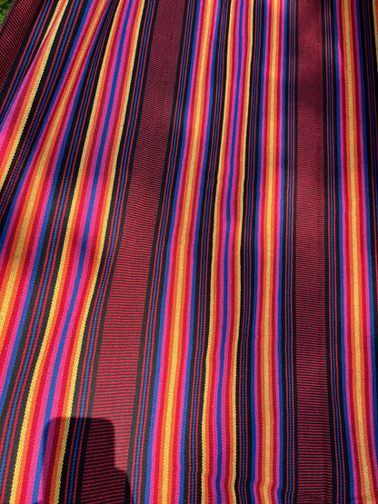 Handwoven Cotton Hammock | Red Sunrise