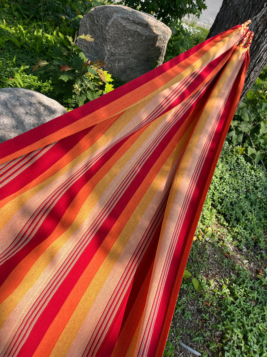 Handwoven Cotton Hammock | Summer Sunshine