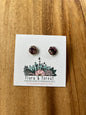 Clous d'oreilles hexagonaux | Silver Nature
