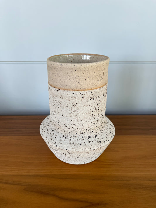 Large Artisan Vase | Speckled Geo