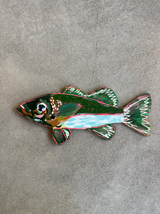 Wide Mouth Bass |  Original by Sasha Jimenez French