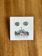 Clous d'oreilles hexagonaux | Silver Nature
