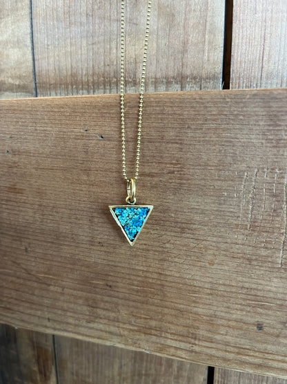 Collier Flèche | Soleil d'or moyen