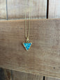 Collier Flèche | Soleil d'or moyen