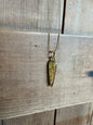 Collier Flèche | Soleil d'or moyen