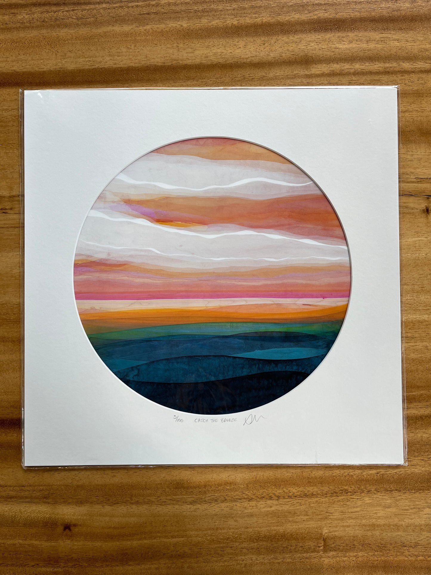 16x16 Framed and Matted Print by Adele Webster