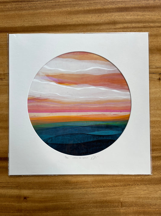 16x16 Matted Print by Adele Webster