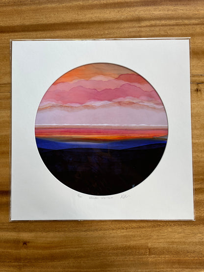 16x16 Framed and Matted Print by Adele Webster