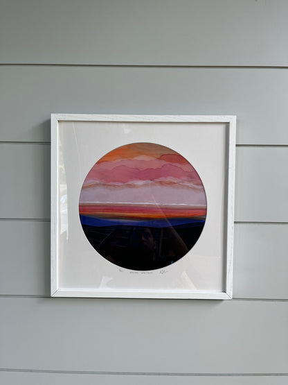 16x16 Framed and Matted Print by Adele Webster