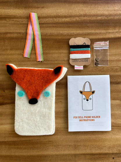 Fox Felt Mini Handbag Craft Kit – DIY Animal Bag for Kids