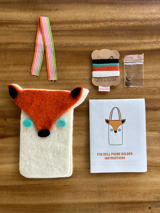 Fox Felt Mini Handbag Craft Kit – DIY Animal Bag for Kids