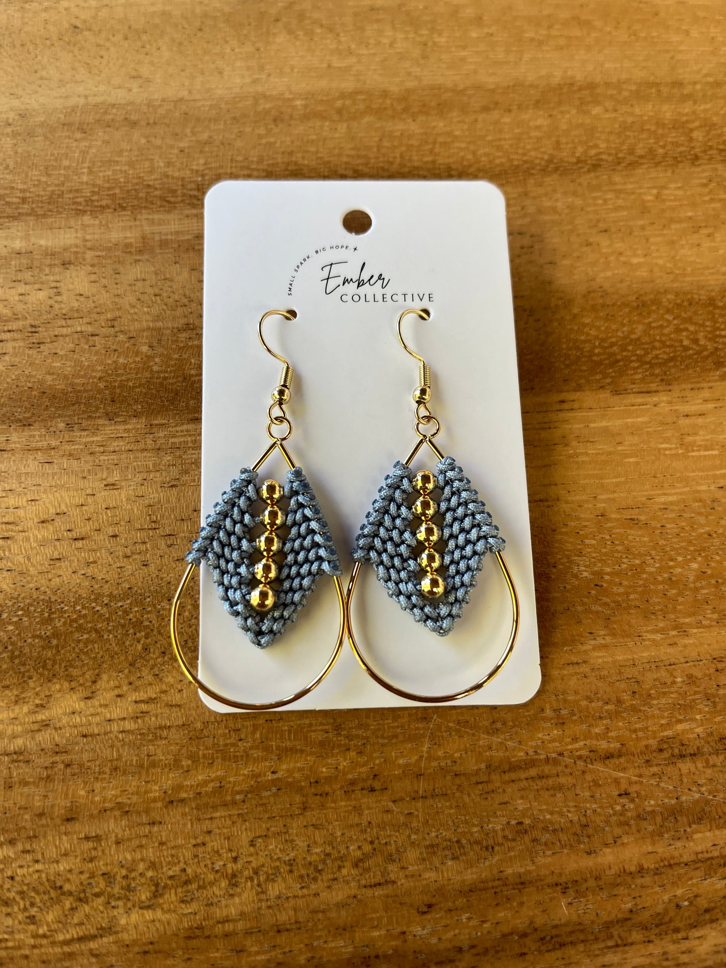 Teardrop Crochet Earrings