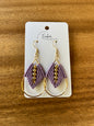 Teardrop Crochet Earrings