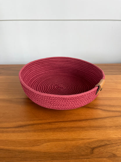 Rope Tray | Cranberry