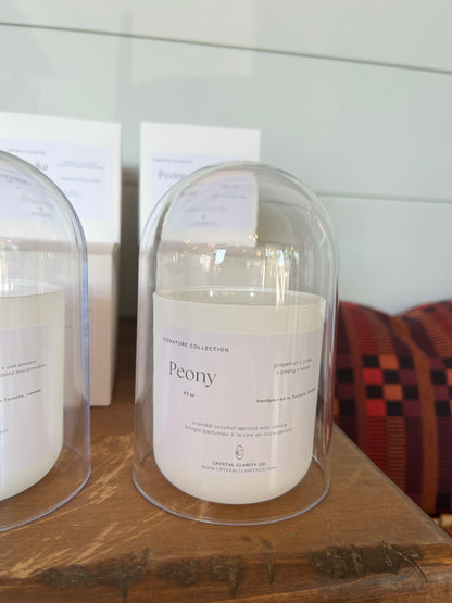 Peony - Luxury Scented Wood Wick Candle