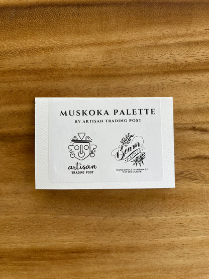 Watercolour Paint Travel Card | Muskoka Palette