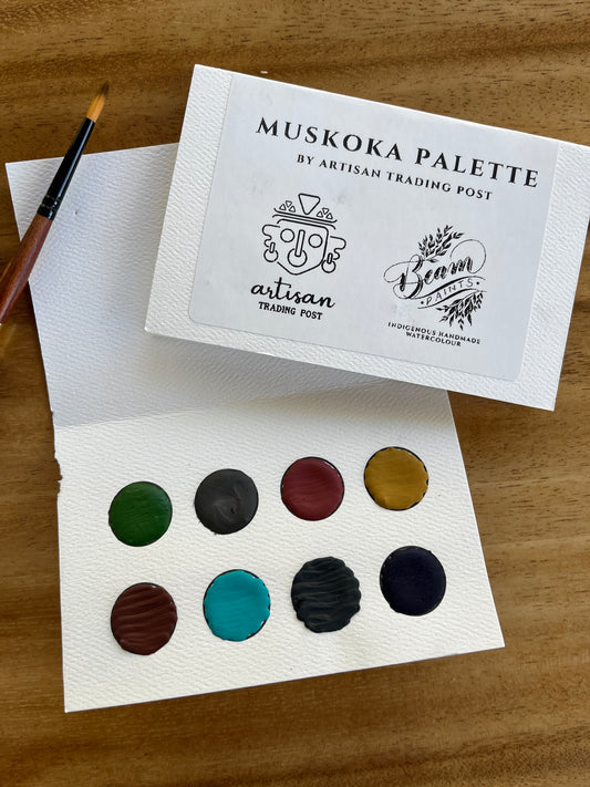 Watercolour Paint Travel Card | Muskoka Palette