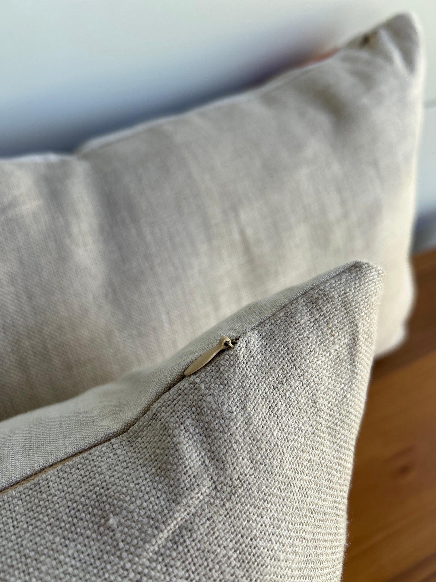 Pair of Lumbar Pillows | Persimmon Dots