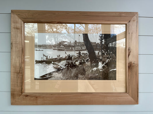 1913 Bala Regatta | Custom Framed Vintage Print in Maple Ambrosia Frame