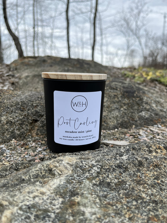 Port Carling Candle | Wood and Heart Design Co.