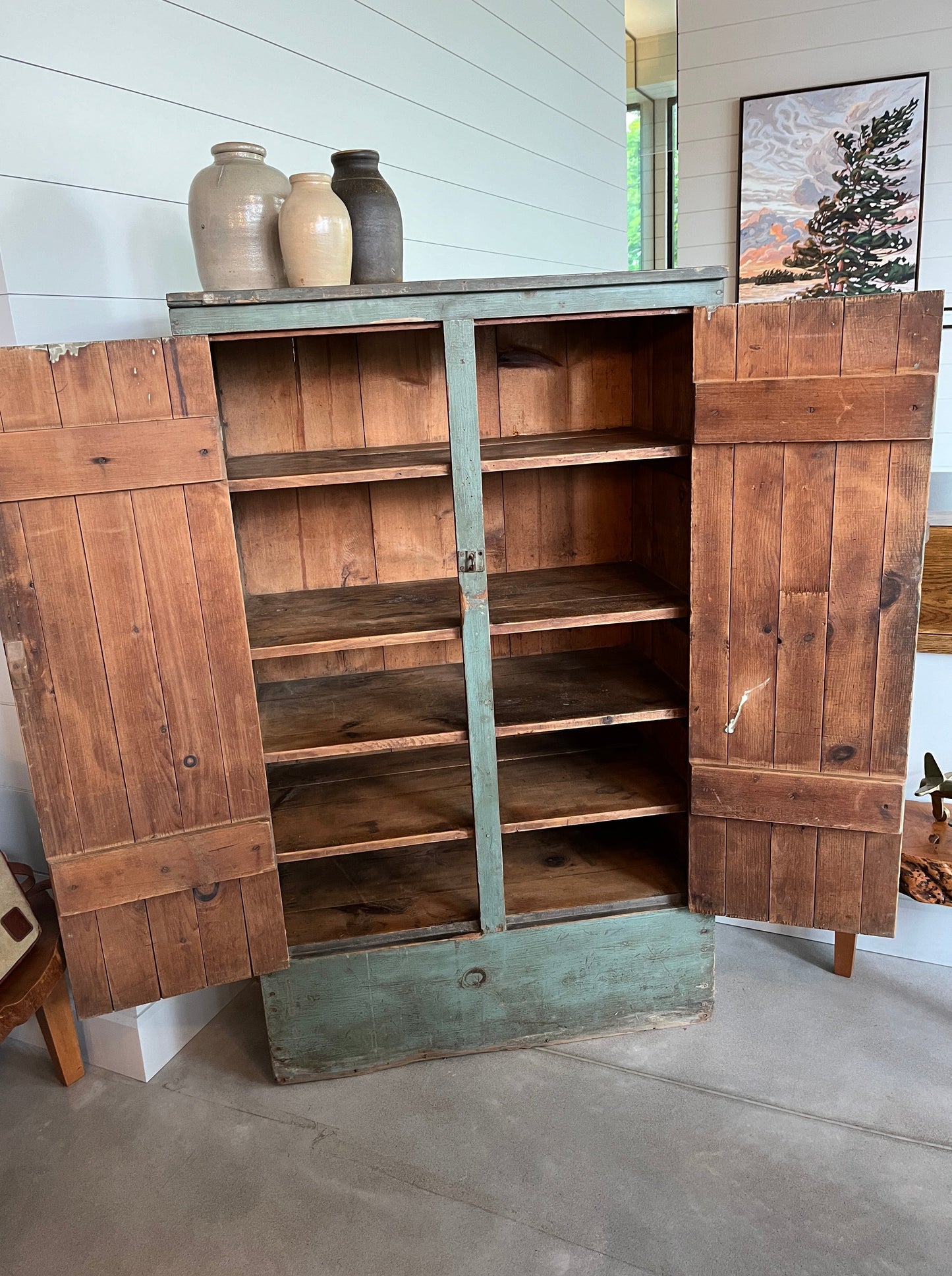 Vintage Wooden Hutch