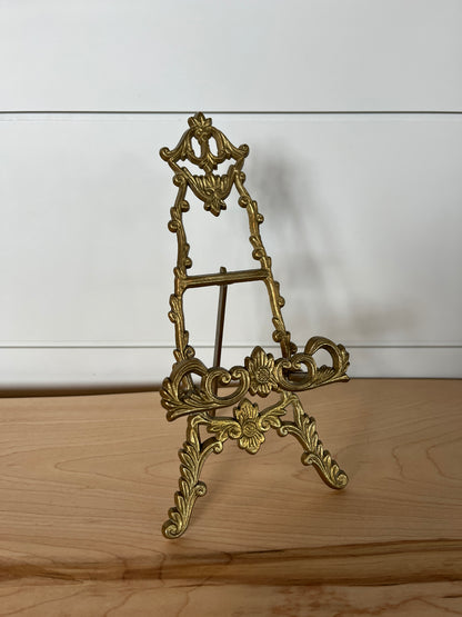 Vintage Brass Easel