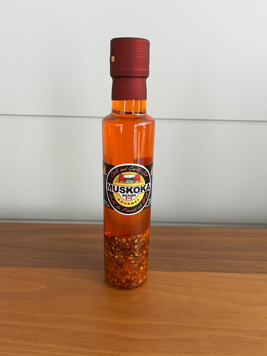 Chili & Garlic Infused Oil | Muskoka Gourmet