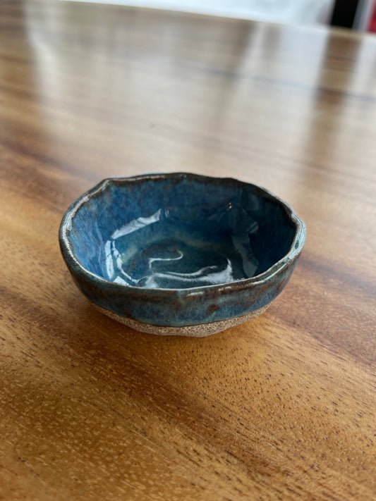 Extra Small Pinch Pot | Lake Blue