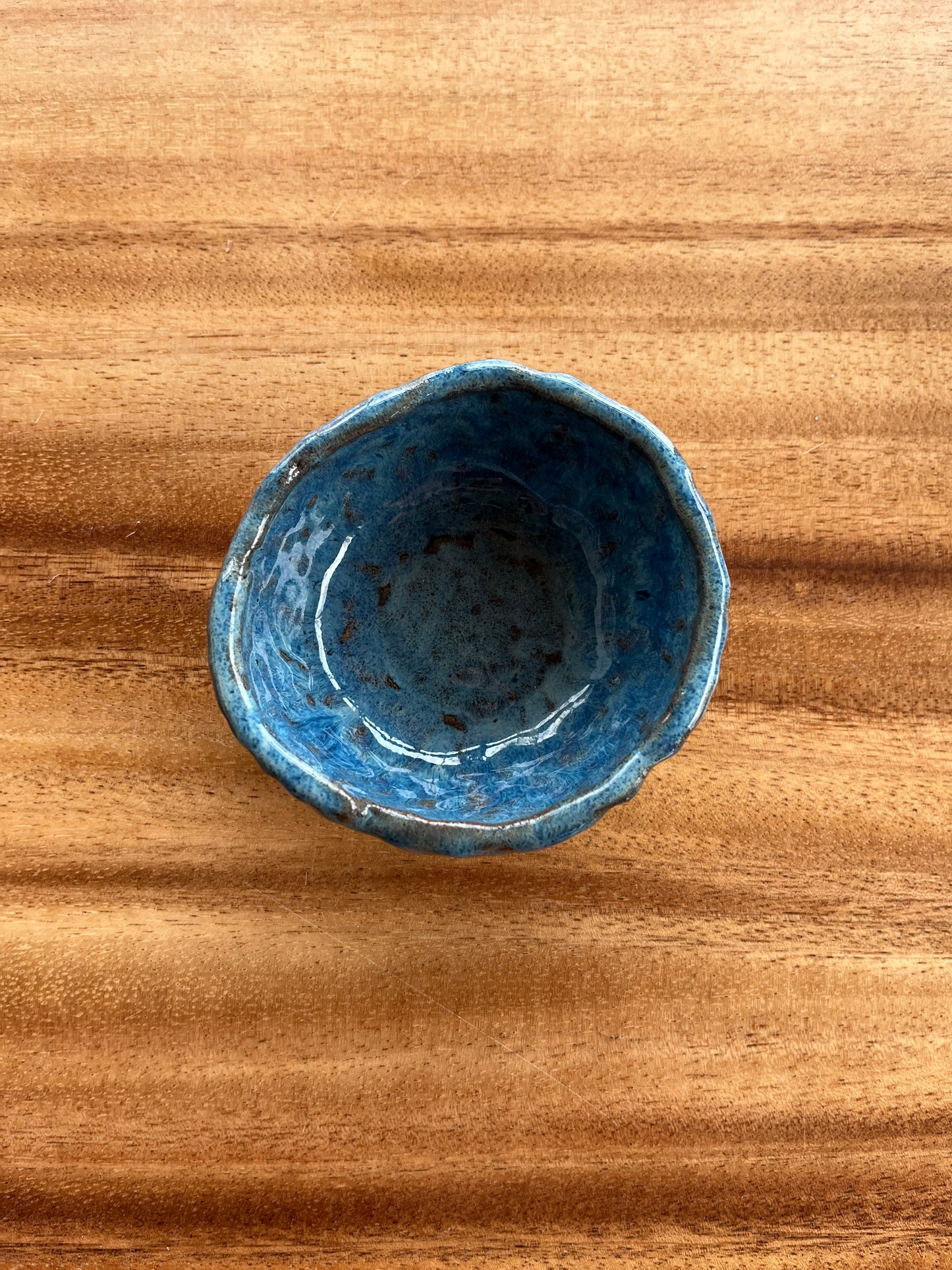 Medium Pinch Pot | Lake Blue