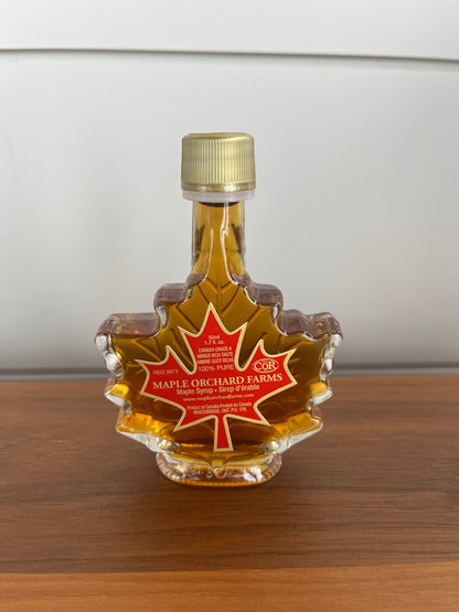 Maple Syrup | 50 ml Leaf-Shaped Glass Jar