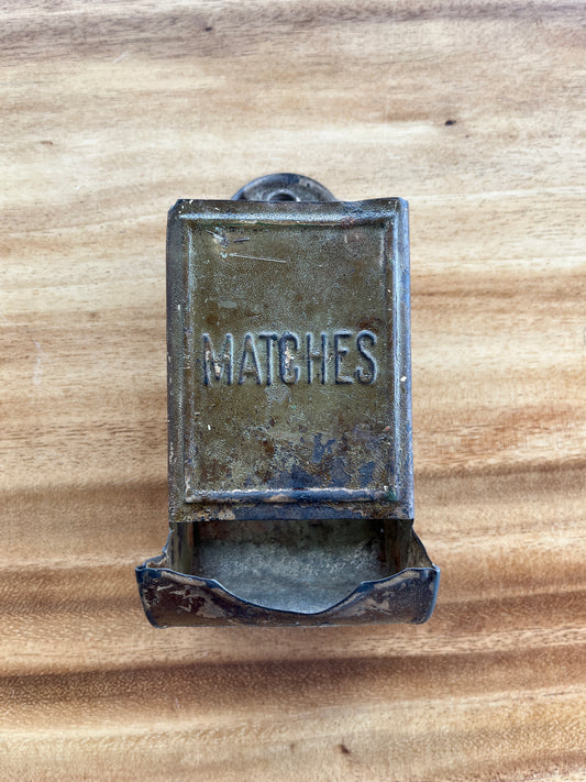 Vintage Metal Match Dispenser