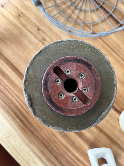 Large Vintage Wooden Spool | 10" Industrial Bobbin