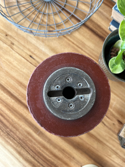 Large Vintage Wooden Spool | 10" Industrial Bobbin