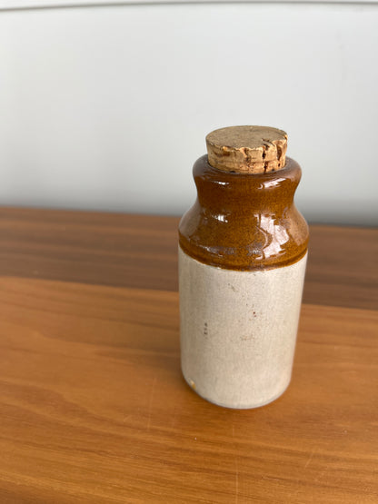 Vintage Earthenware Lantern Crock Small | Ochre