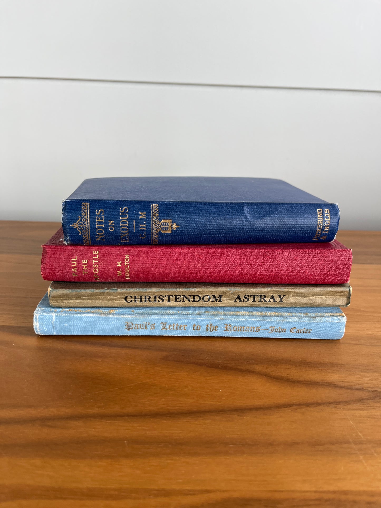 Vintage Book Bundle (1940s - 1950s) Set of 4 Antique Bible-themed Books