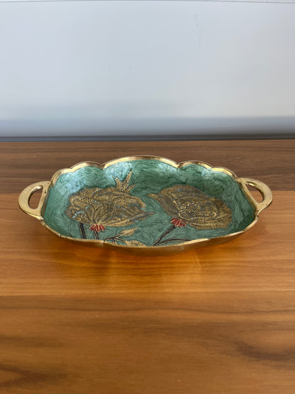 Vintage Cloisonné Tray