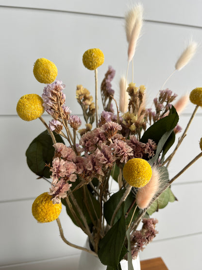 Yellow Craspedia Bundle| Dried Flower Bundle