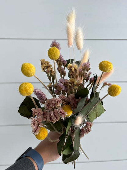 Yellow Craspedia Bundle| Dried Flower Bundle
