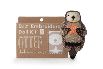 Otter | Embroidery Doll Kit (Level 3)