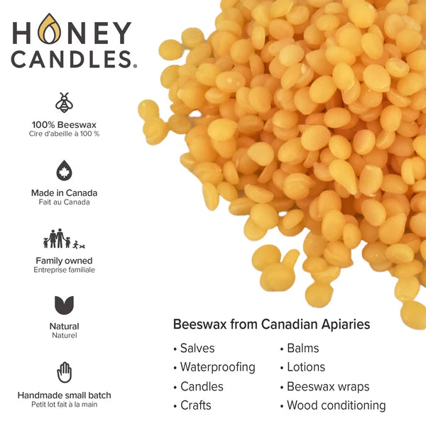 Natural Beeswax Pastilles (250 g)