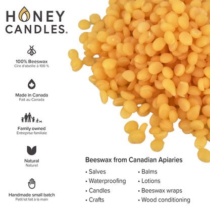 Natural Beeswax Pastilles (250 g)