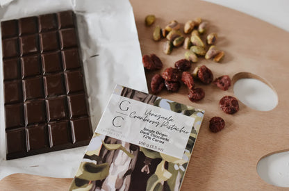 Venezuela Cranberry Pistachio | Dark Chocolate Bar